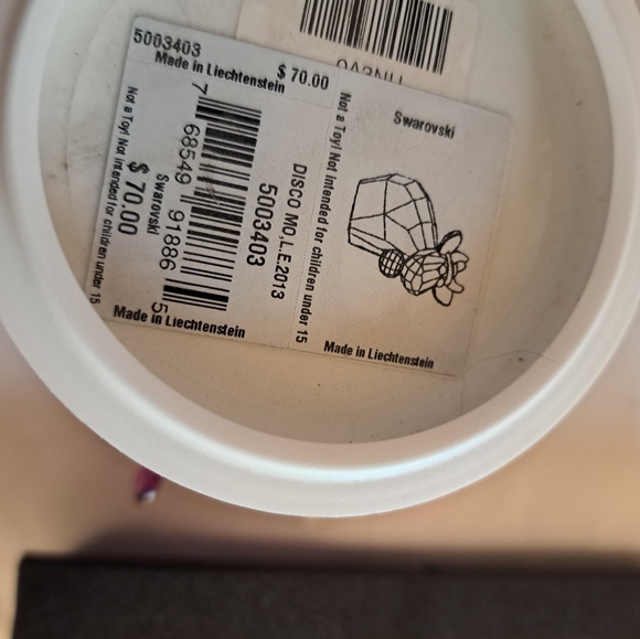 Pristine Rare Swarovski Lovlots 2013 Disco Mo #5003403 in box with C0A - Picture 8 of 8